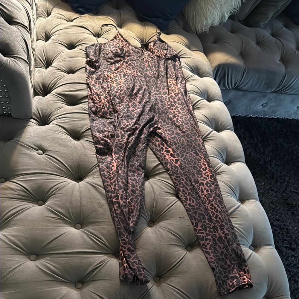 Leopard Print Jumpsuit